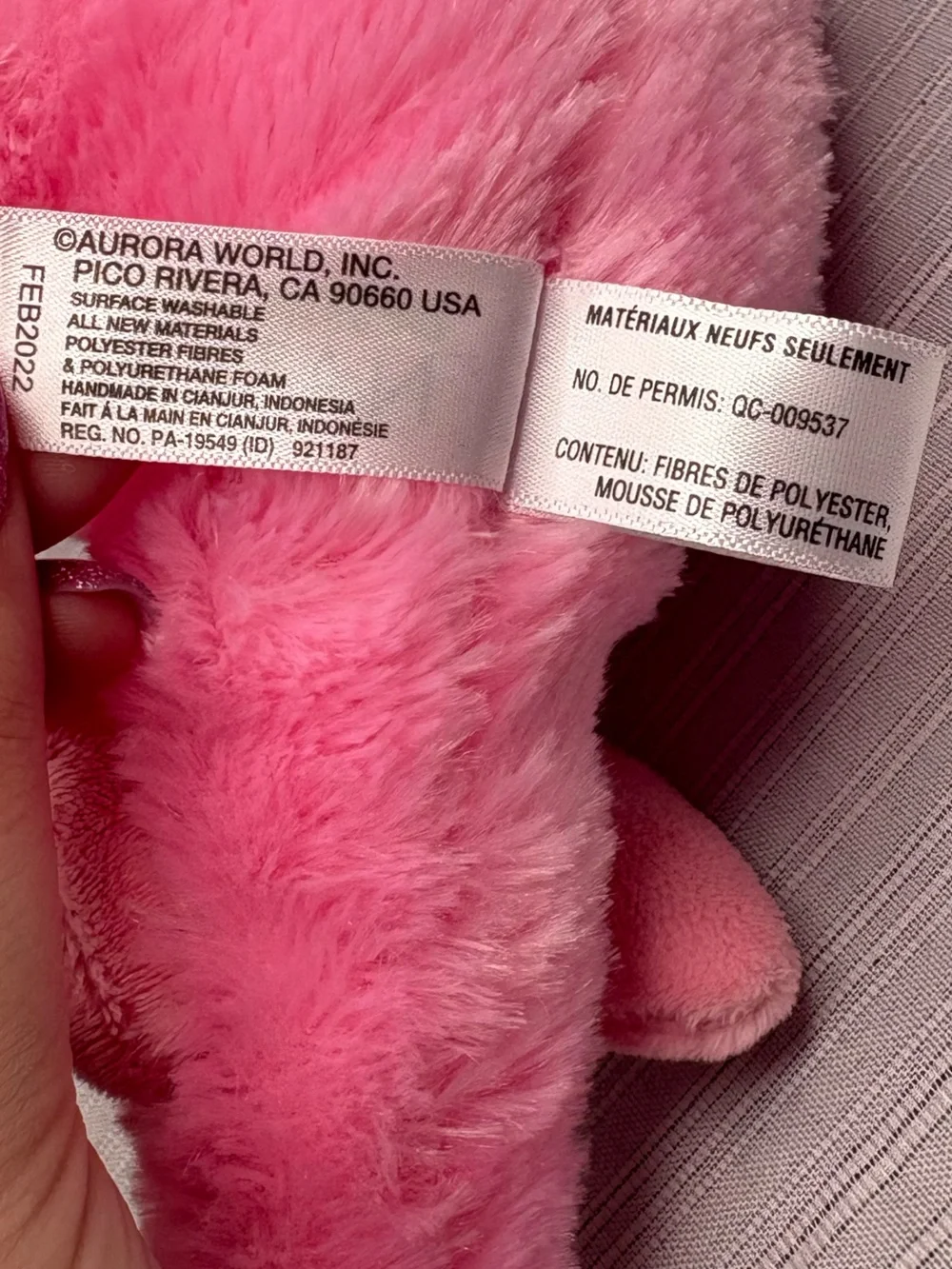 Destination Nation Aurora Pink Sea Otter Plush